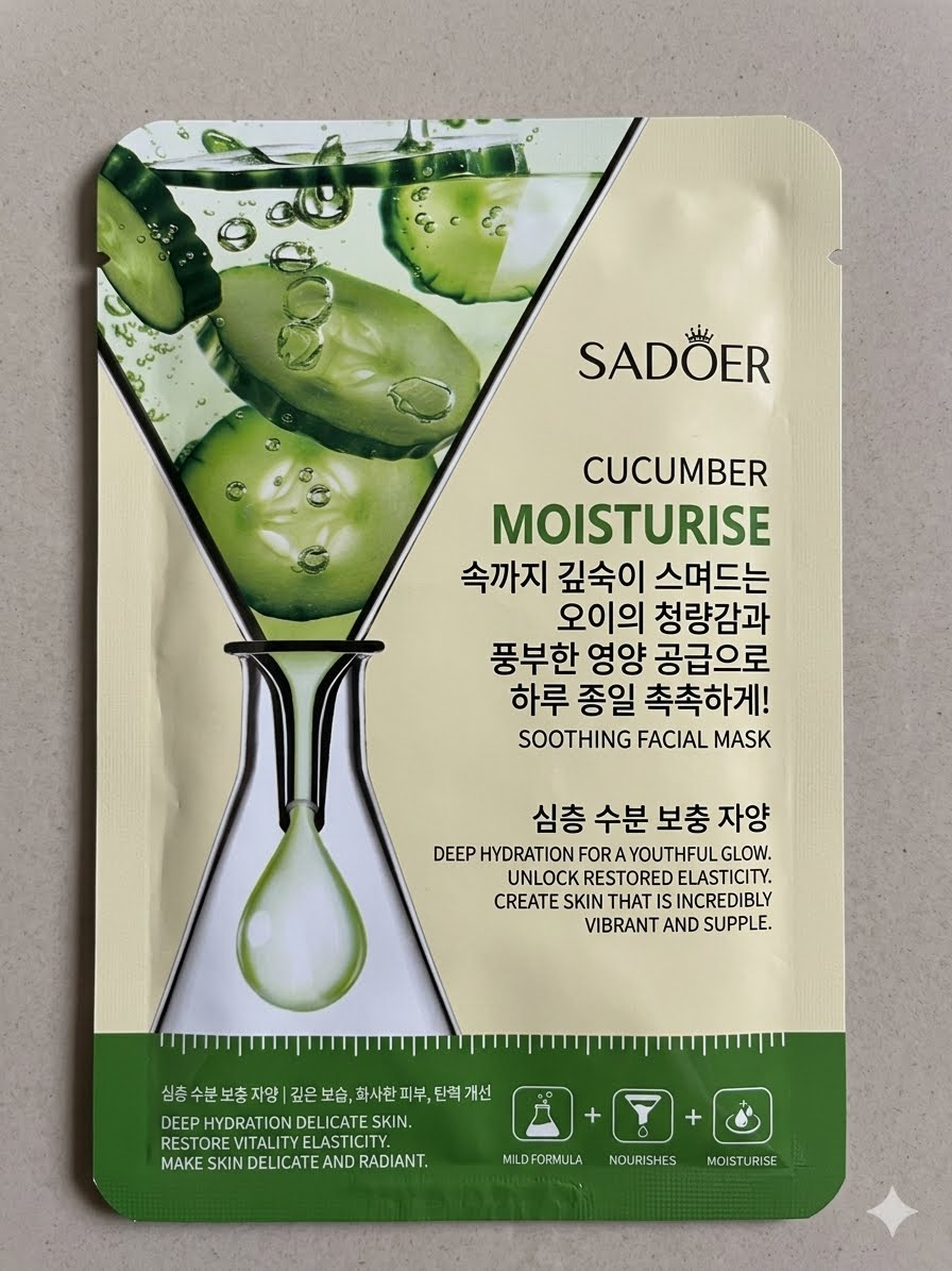 Mascarilla de Pepino Moisturise (Sadoer)