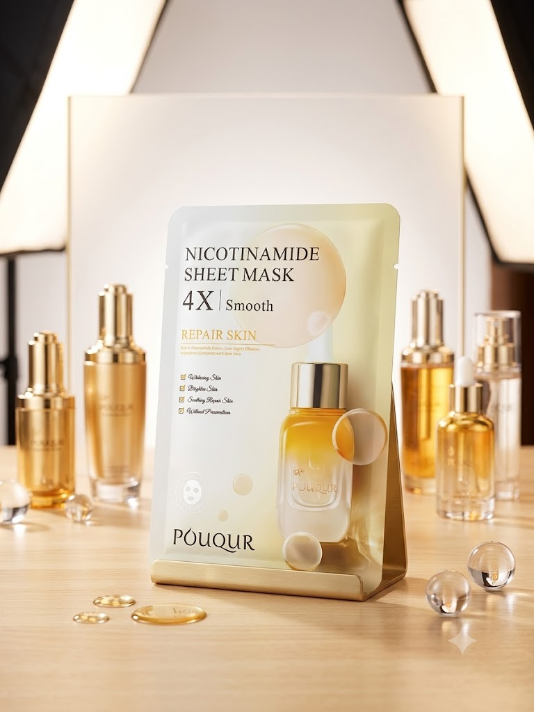 Mascarilla de Nicotinamida 4X Smooth (POUQUR)